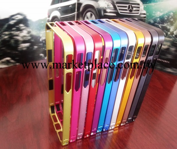 批發 金屬手機邊框 金屬邊框蘋果手機殼 iphone5無按鍵手機殼批發・進口・工廠・代買・代購