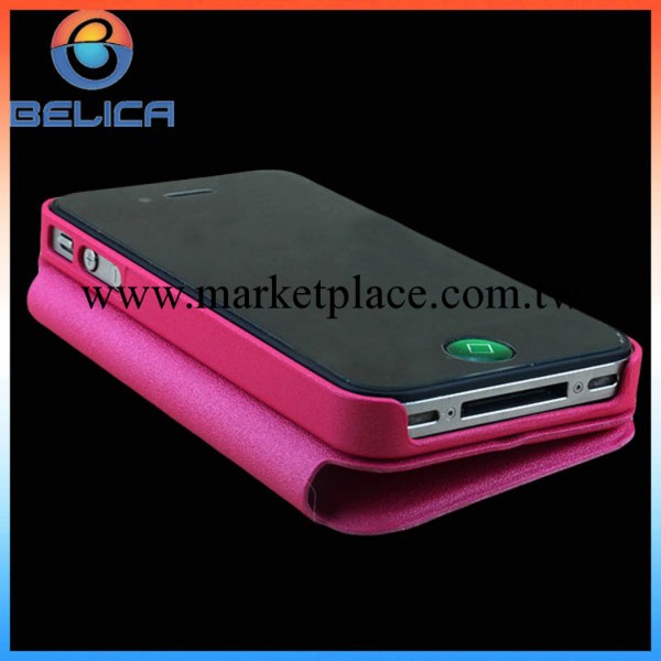 iphone4手機套左右開 iphone4保護套清新 熱門手機殼 電壓皮套工廠,批發,進口,代購