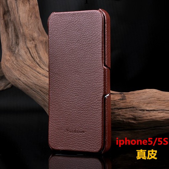 廠傢直銷蘋果 iPhone5真皮手機保護套 荔枝紋 蘋果5S手機殼左右開工廠,批發,進口,代購