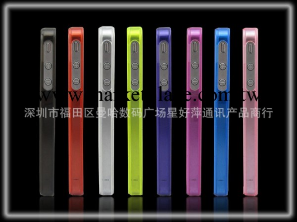 iPhone4/4S手機套透明超薄磨砂保護殼工廠,批發,進口,代購