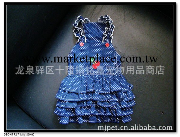 成都銘嘉寵物服飾廠 新款寵物連身裙寵物衣服服飾純棉春夏裝工廠,批發,進口,代購