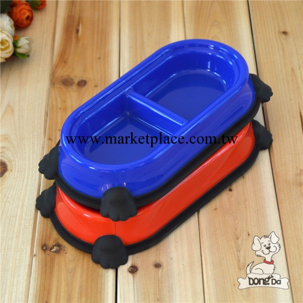寵物用品批發 新款寵物食具 加厚狗碗 寵物喂食器 寵物雙碗 大號工廠,批發,進口,代購