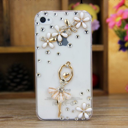 芭蕾舞女簡約iphone4手機殼4S保護套外殼iPhone5蘋果5S 1件代發工廠,批發,進口,代購