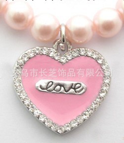 浙江廠傢供應寵物用品 愛心love寵物項鏈工廠,批發,進口,代購