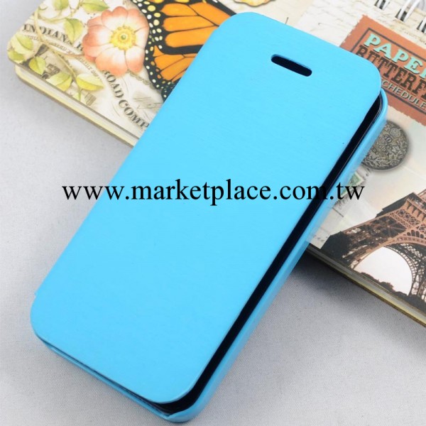 純色超薄 蘋果5代保護套 iphone5手機殼 左右開皮套 手機套 批發工廠,批發,進口,代購