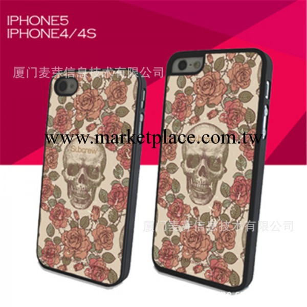 新款手機殼潮牌骷髏系列 帶刺玫瑰蘋果手機保護套 iphone手機殼工廠,批發,進口,代購