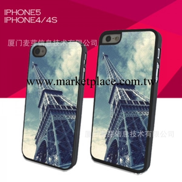 彩繪蘋果手機殼 時尚埃菲爾鐵塔手機保護套 iphone4/4s手機殼批發工廠,批發,進口,代購