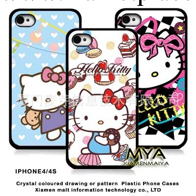 新款Kitty蘋果4保護殼 iphone4S手機外殼  KT蘋果手機套批發工廠,批發,進口,代購