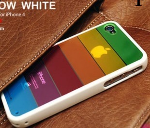 韓國LIM S 彩虹保護套 TPU膠套 iPhone 4 4S 外殼 蘋果手機套工廠,批發,進口,代購