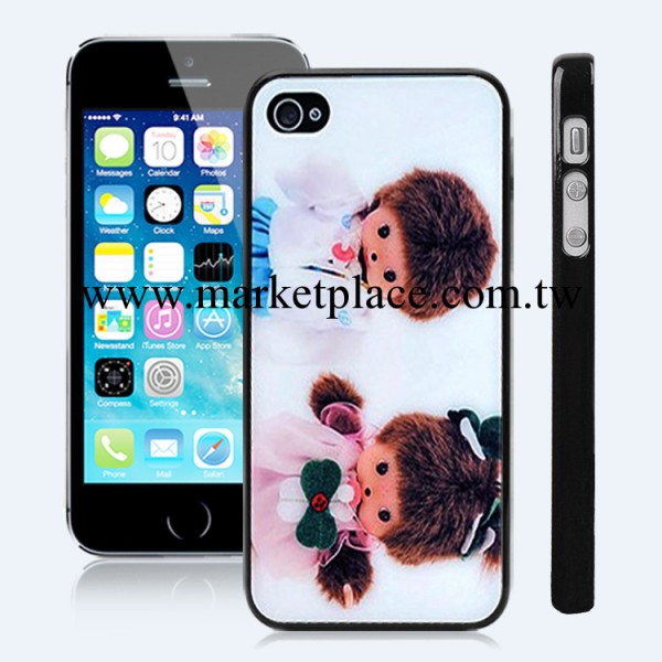 蒙奇奇卡通系列iphone4/4s手機殼支持分銷白色外殼蘋果4手機套批發・進口・工廠・代買・代購