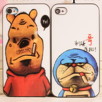 廠傢熱銷卡通動漫磨砂彩繪 蘋果4手機殼 iphone5.5s保護殼批發工廠,批發,進口,代購