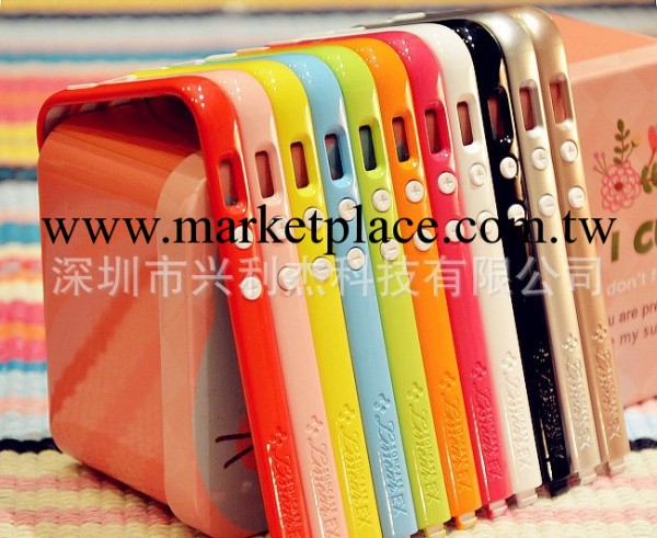 新款 蘋果iPhone4S/iPhone5/5S信號圈 拼接色邊框外殼雙色手機套工廠,批發,進口,代購