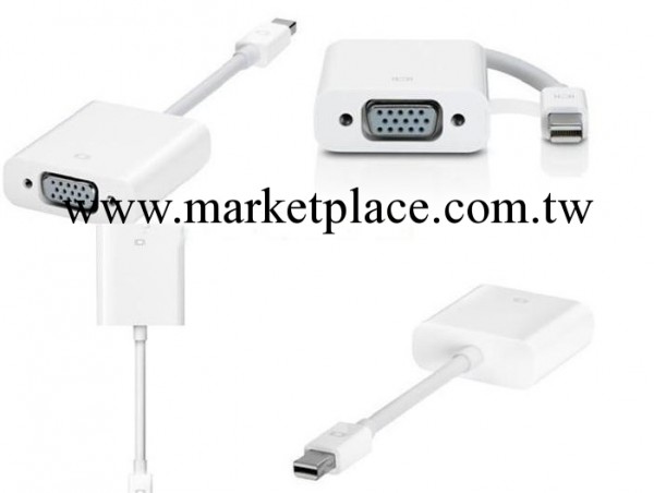 蘋果mini displayport to vga連接線 Mac接投影機 迷你DP轉VGA工廠,批發,進口,代購