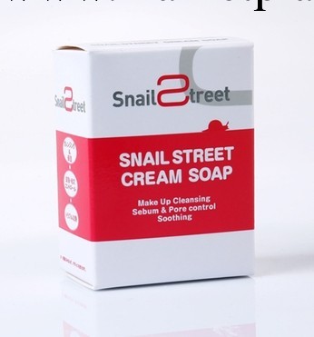 韓國化妝品SnailStreet蝸牛皂美白卸妝清潔祛痘手工皂批發・進口・工廠・代買・代購