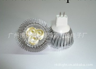 廠傢供應LED-MR16-3*1W大功率射燈批發・進口・工廠・代買・代購