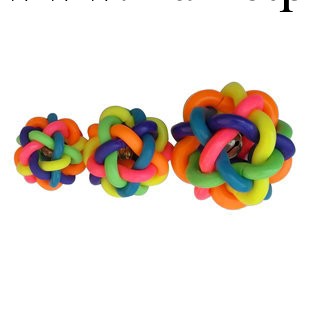 寵物用品 寵物玩具 狗狗玩具球 七彩鈴鐺球 鈴鐺玩具 小中大號工廠,批發,進口,代購