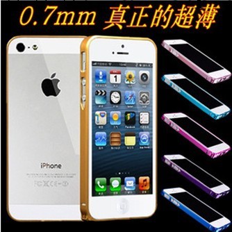 新款批發土豪金 iphone5金屬手機殼 蘋果4S邊框手機保護套 配件工廠,批發,進口,代購