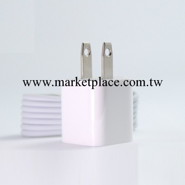 蘋果充電器iphone4/4S/ ipod蘋果綠點充電器 高品質USB充電頭工廠,批發,進口,代購