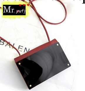 韓國鏡面小包 鏡子單肩斜跨迷你包 黑色iphone5_5s手機包女包280工廠,批發,進口,代購