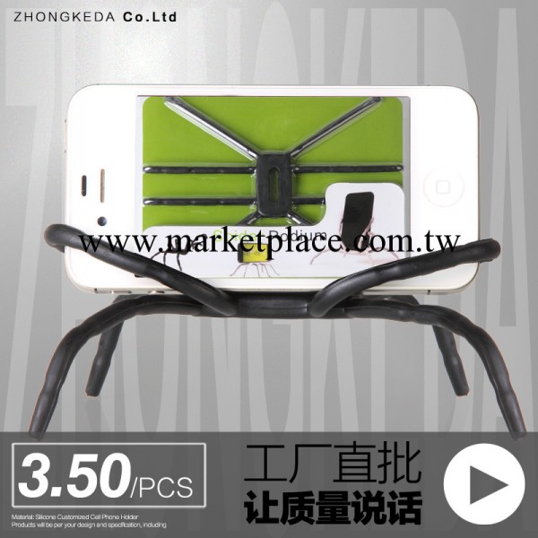 百變萬能蜘蛛支架 iPhone5三星手機支架 廠傢直銷出廠價懶人支架工廠,批發,進口,代購