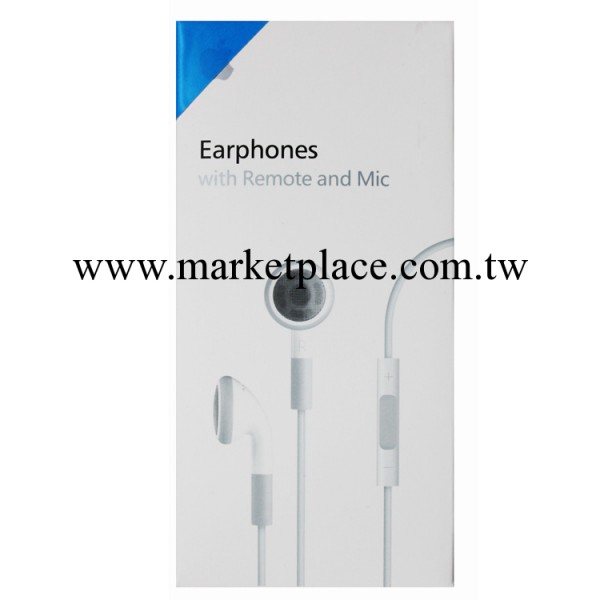 蘋果耳機原裝正品 iphone4耳機 iphone4s耳機入耳式 ipad4耳機工廠,批發,進口,代購