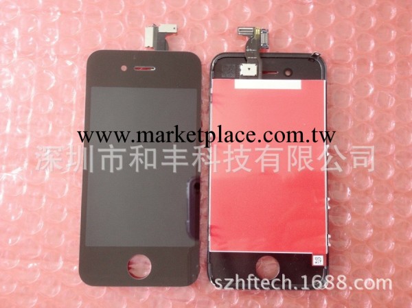 蘋果顯示屏 iphone4 4S lcd 手機液晶屏幕 手機總成 廠傢批發黑色工廠,批發,進口,代購