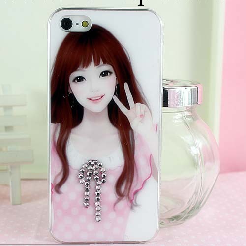 colourhorse個性水鉆iphone4s手機殼 蘋果5s卡通保護外套廠傢批發工廠,批發,進口,代購