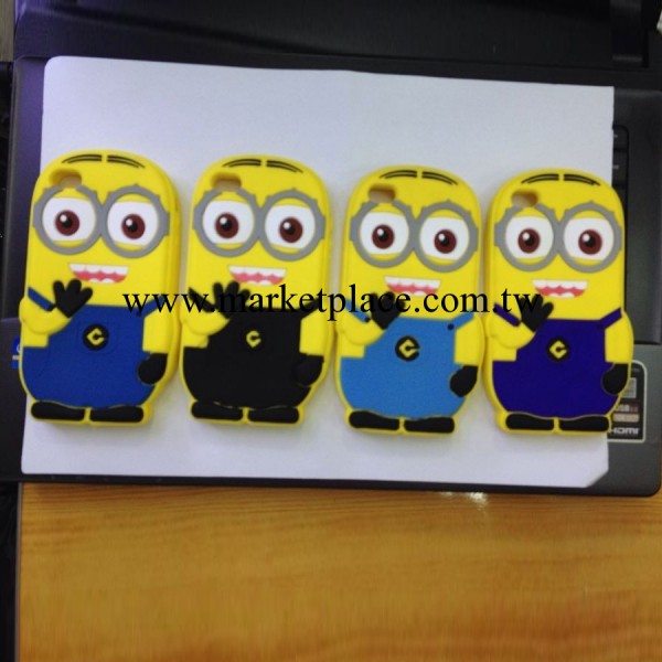 卑鄙的我 iPhone4/5手機殼 神偷奶爸矽膠套 蘋果4/5小黃人 軟殼工廠,批發,進口,代購