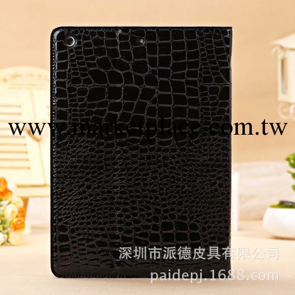 工廠直銷 ipad 5/ air 鱷魚紋皮套帶智能休眠工廠,批發,進口,代購