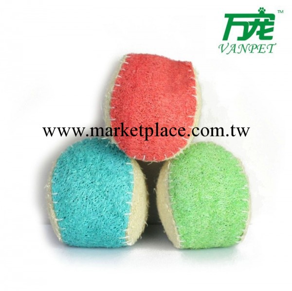 ILIKE萬寵 絲瓜絡3.3英寸球玩具 清潔牙垢 環保健康 磨牙LP-030工廠,批發,進口,代購