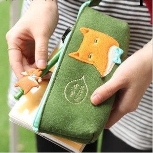 可愛卡通毛氈筆袋 手拿包 相機包 iphone手機包批發廠傢直銷 長款工廠,批發,進口,代購