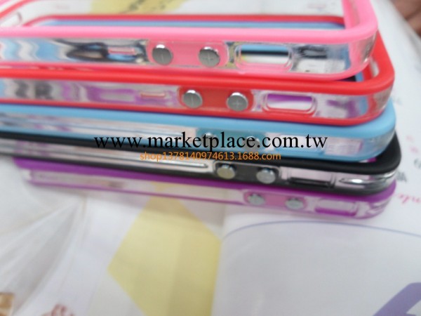 廠傢直銷 5代手機殼 Bumper信號圈 iphone5矽膠雙色邊框 保護外殼批發・進口・工廠・代買・代購