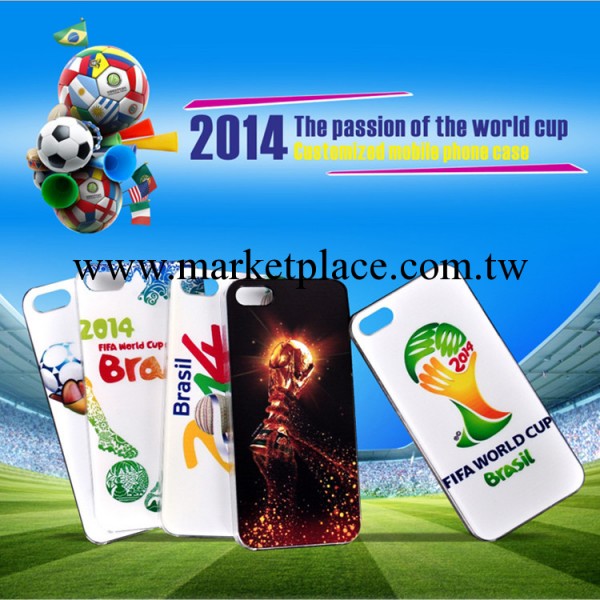 廠傢直供 新款2014世界杯蘋果5手機殼 iphone5/5S彩繪手機保護套工廠,批發,進口,代購