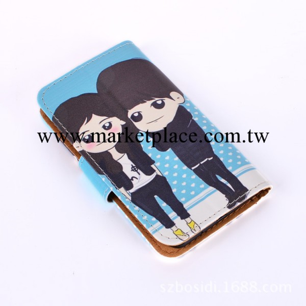 廠傢直銷！情侶版 萬能手機套 iphone5 插卡皮套 蘋果5代彩繪皮套工廠,批發,進口,代購