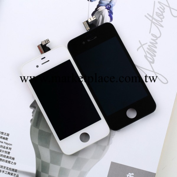 蘋果4代 屏幕 iphone4 4s 顯示屏 玻璃觸摸屏 原裝液晶總成 黑白工廠,批發,進口,代購
