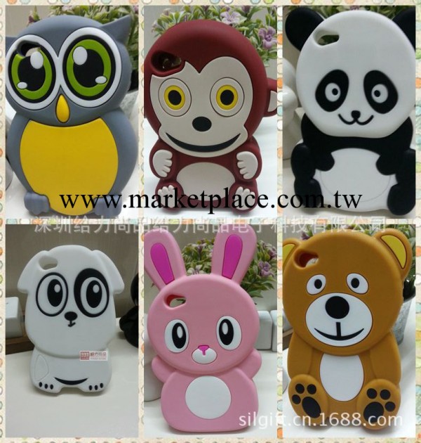 廠傢直銷矽膠手機套 卡通iphone4矽膠手機殼 蘋果5手機保護套批發工廠,批發,進口,代購