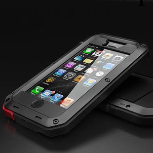 三防IP5蘋果5手機殼矽膠 iphone5手機殼I5金屬外殼防水抗摔防震男工廠,批發,進口,代購