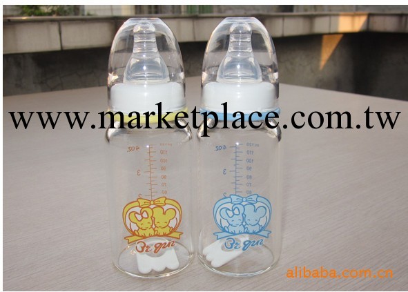 比親150ml高硼矽直身玻璃奶瓶S嘴/嬰兒用品/安全無毒/耐高溫 1015工廠,批發,進口,代購