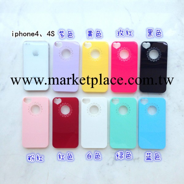 蘋果iPhone5s心花怒放 蘋果手機殼 iphone4s糖果色超薄手機保護套工廠,批發,進口,代購