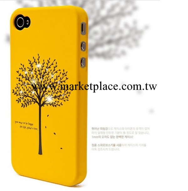 韓國水鉆許願樹手機殼 Dstory  iPhone4S 蘋果手機套 S024B工廠,批發,進口,代購