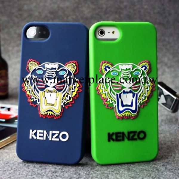 iphone4 5S手機保護套 KENZO手機套 老虎頭手機殼 蘋果矽膠手機殼工廠,批發,進口,代購