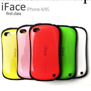 爆款 蘋果iphone4手機套  韓國iFACE 果凍七彩 跑車iphone手機殼工廠,批發,進口,代購