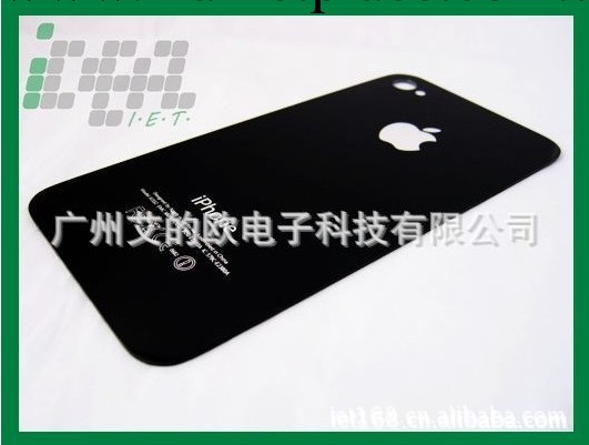 優勢供應 iphone4g鋼化玻璃後蓋 黑色 蘋果4g後蓋可選無LOGO工廠,批發,進口,代購