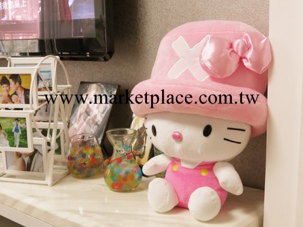 毛絨玩具 喬巴帽子hello kitty kt貓公仔卡通貓凱啼貓 佈娃娃工廠,批發,進口,代購