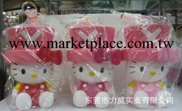 HELLO KITTY 海盜喬巴KT貓存錢灌 錢箱公仔人偶玩具 塑膠公仔手辦工廠,批發,進口,代購