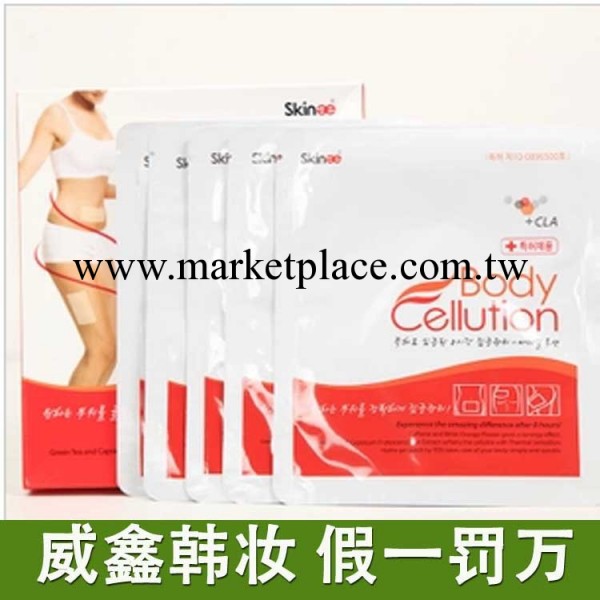 大量批發現貨韓國溶脂貼skin body cellution 正品瘦身減肥貼工廠,批發,進口,代購