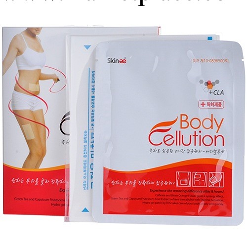 韓國Skin body cellution溶脂貼/瘦身減肥貼（5片）[1024720]批發・進口・工廠・代買・代購