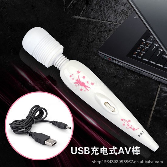 充電AV 按摩棒 USB仿真陽具 女用自慰震動棒 成人情趣用品器具批發工廠,批發,進口,代購