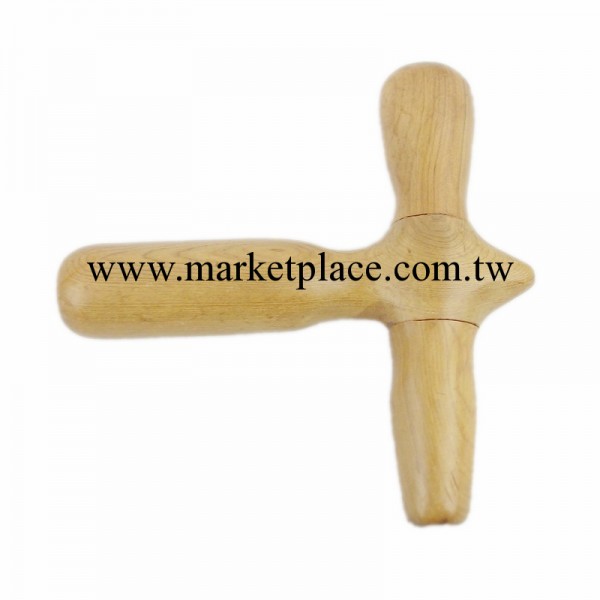 香檀木腳底按摩器點穴器十字架舒筋頸椎天然木質massage一件起售工廠,批發,進口,代購