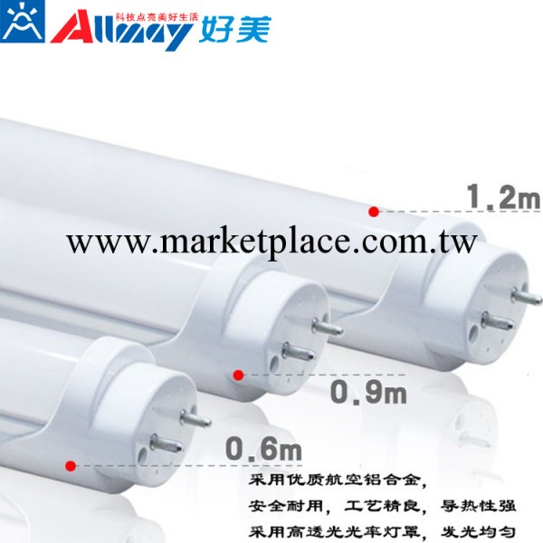 傢用 學校用 超市用 商場 醫院用 T8 0.6米 8W 9W LED日光燈管工廠,批發,進口,代購